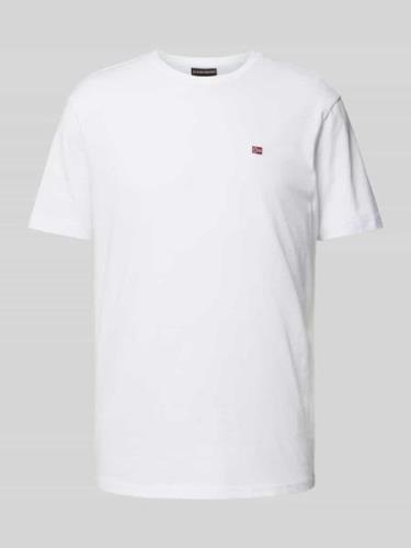 Napapijri T-Shirt mit Rundhalsausschnitt Modell 'SALIS' in Weiss, Größ...