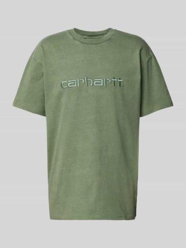 Carhartt Work In Progress T-Shirt mit Label-Stitching Modell 'DUSTER' ...