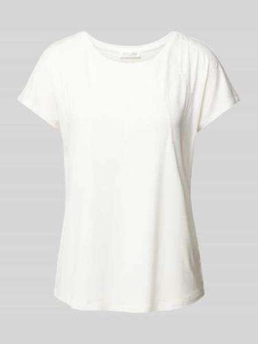 Christian Berg Woman T-Shirt mit Paillettenbesatz in Offwhite, Größe 3...