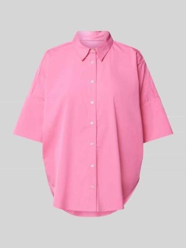 tonno & panna Bluse in unifarbenem Design in Pink, Größe 38
