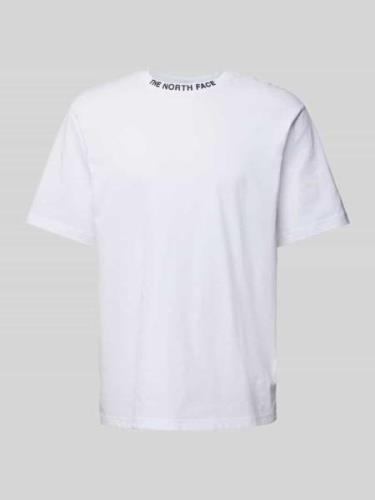 The North Face T-Shirt mit Label-Print Modell 'ZUMU' in Weiss, Größe X...