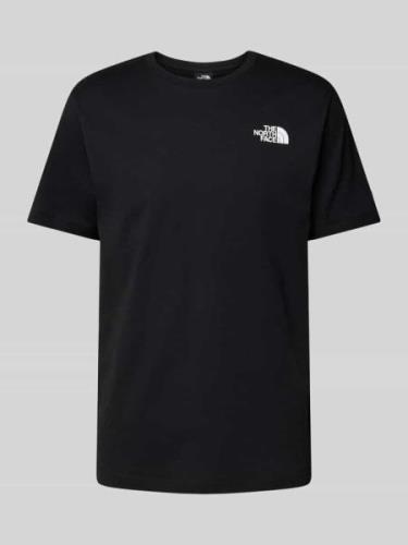 The North Face T-Shirt mit Label-Print in Black, Größe S