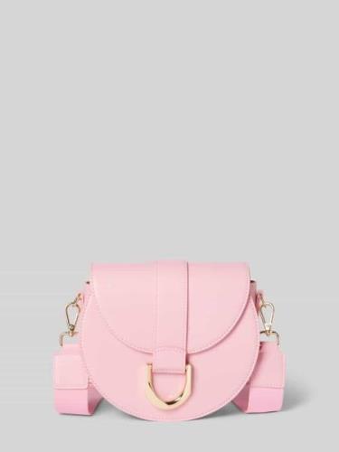 Seidenfelt Handtasche in unifarbenem Design Modell 'TOLITA' in Pink, G...