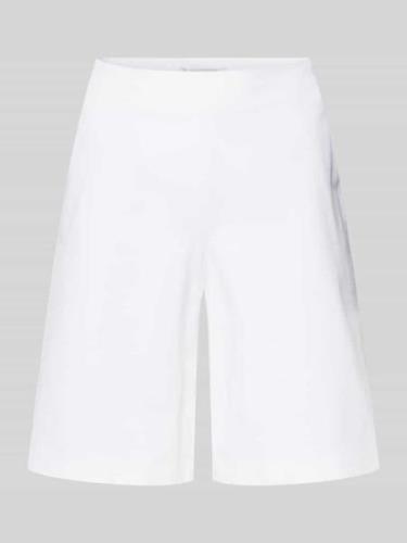 Raffaello Rossi Shorts in unifarbenem Design Modell 'Iska' in Weiss, G...