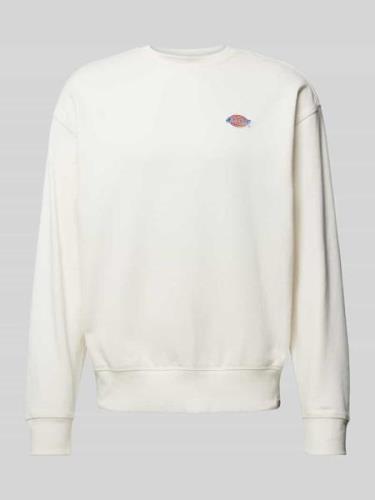 Dickies Sweatshirt mit Label-Badge Modell 'MILLERSBURG' in Ecru, Größe...