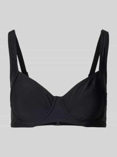 LASCANA Bikini-Oberteil mit Hakenverschluss in Black, Größe 36/E