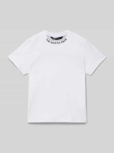 The North Face T-Shirt mit Label-Print Modell 'ZUMU' in Weiss, Größe X...