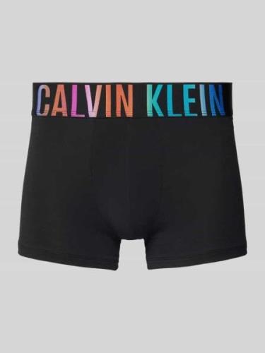 Calvin Klein Underwear Trunks mit elastischem Label-Bund in Black, Grö...