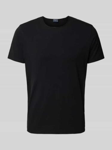 OLYMP Level Five T-Shirt mit Rundhalsausschnitt in Black, Größe M