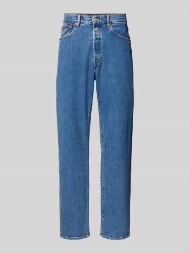 Replay Straight Fit Jeans im 5-Pocket-Design Modell '901' in Jeansblau...