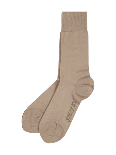 Christian Berg Men Socken aus Baumwoll-Mix im 2er-Pack in Taupe, Größe...