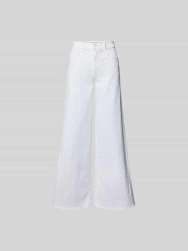 Mother Wide Leg Jeans im 5-Pocket-Design in Weiss, Größe 24