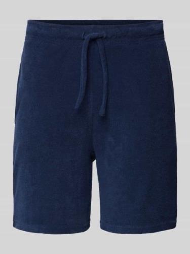 Christian Berg Men Sweatshorts mit Eingrifftaschen in Marine, Größe M