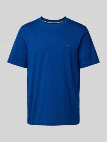 Tommy Hilfiger T-Shirt mit Logo-Stitching in Royal, Größe S