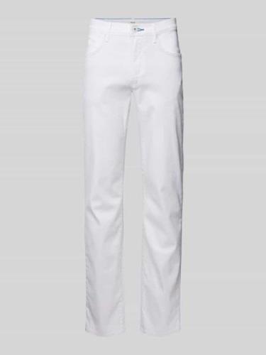 Brax Straight Fit Jeans mit Stretch-Anteil Modell 'CADIZ' in Weiss, Gr...