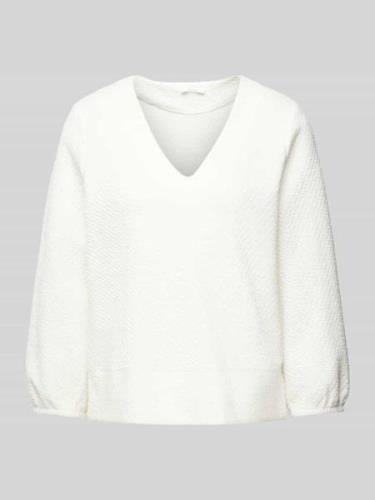 OPUS Sweatshirt mit Rundhalsausschnitt Modell 'Gelmi' in Weiss, Größe ...