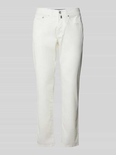 Pierre Cardin Tapered Fit Hose im 5-Pocket-Design Modell 'Lyon' in Wei...