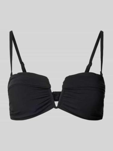 Barts Bikini-Oberteil mit V-Ausschnitt Modell 'Solid' in Black, Größe ...
