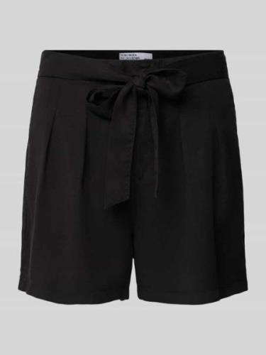Vero Moda Loose Fit Shorts mit Bindegürtel Modell 'MIA' in Black, Größ...