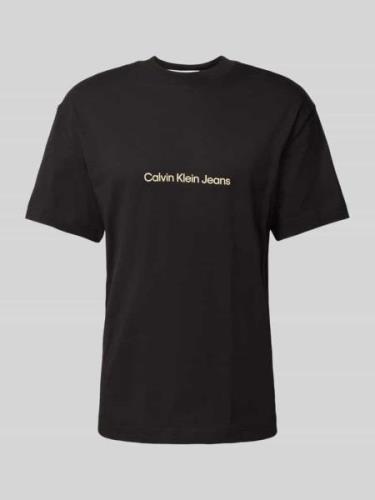 Calvin Klein Jeans T-Shirt mit Label-Print Modell 'SQUARE FREQUENCY' i...