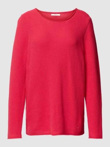 Brax Strickpullover mit Label-Detail Modell 'STYLE.LESLEY' in Pink, Gr...