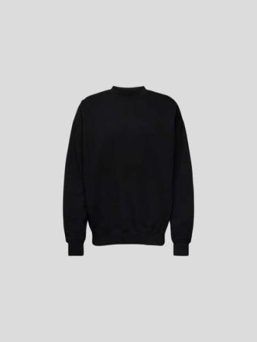 VTMNTS Oversized Sweatshirt mit Label-Stitching in Black, Größe S