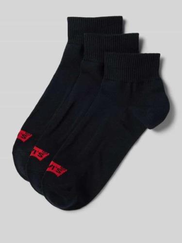 Levi's® Socken mit Label-Detail Modell 'MID CUT BATWING LOGO' im 3er-P...