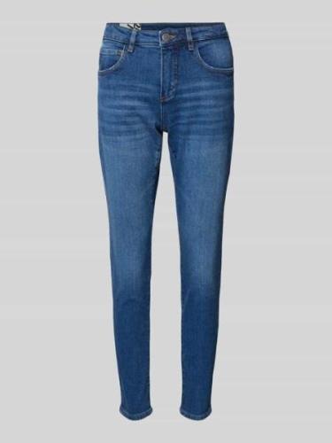 OPUS Skinny Fit Jeans im 5-Pocket-Design Modell 'Evita' in Dunkelblau,...