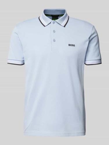 BOSS Green Regular Fit Poloshirt mit Label-Stitching Modell 'PADDY' in...