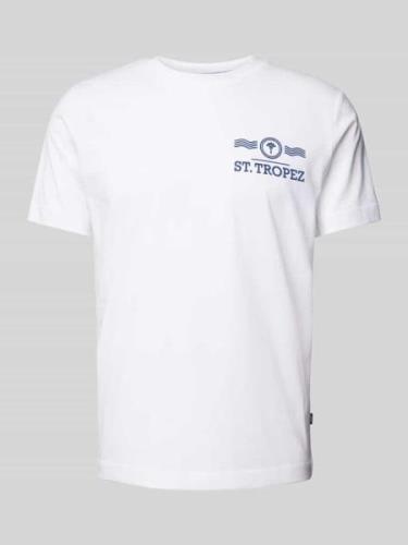 JOOP! Collection T-Shirt mit Statement-Print Modell 'Barrett' in Weiss...