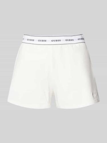 Guess Regular Fit Shorts mit elastischem Label-Bund Modell 'CARRIE' in...