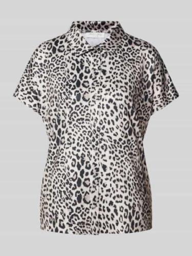 Christian Berg Woman Blusenshirt mit Animal-Print in Sand, Größe 40