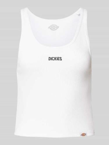 Dickies Tanktop mit Label-Stitching Modell 'YORKTOWN' in Offwhite, Grö...