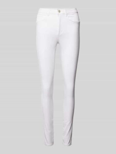 Only Skinny Fit Jeans im 5-Pocket-Design Modell 'ROYAL' in Weiss, Größ...