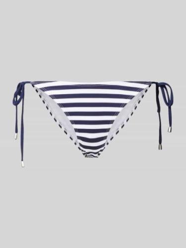 Barts Bikini-Hose mit seitlichen Schnürungen Modell 'CUSTE' in Dunkelb...