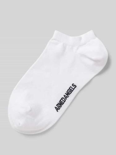 Armedangels Sneakersocken mit Label-Print Modell 'SAALVO' in Weiss, Gr...