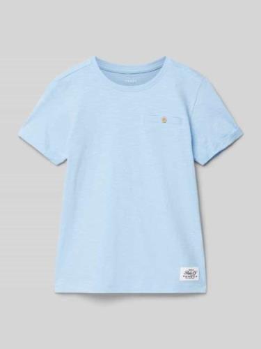 Name It T-Shirt mit Brusttasche Modell 'VINCENT' in Bleu, Größe 122
