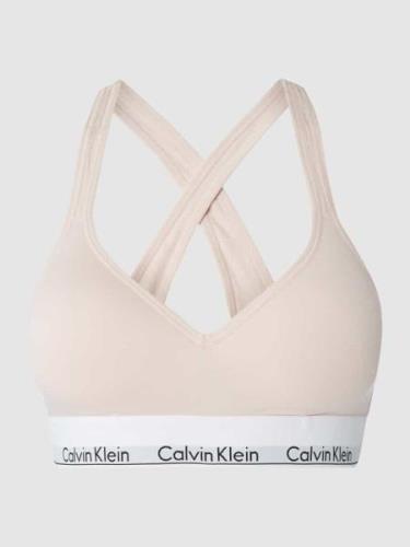 Calvin Klein Underwear Bralette mit Logo-Bund in Rosa, Größe XS