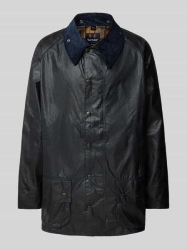 Barbour Jacke mit aufgesetzten Pattentaschen Modell 'BEAUFORT' in Mari...