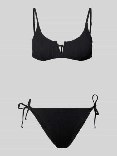 Shiwi Bikini-Set mit Schleifen-Details Modell 'Leah' in Black, Größe 3...