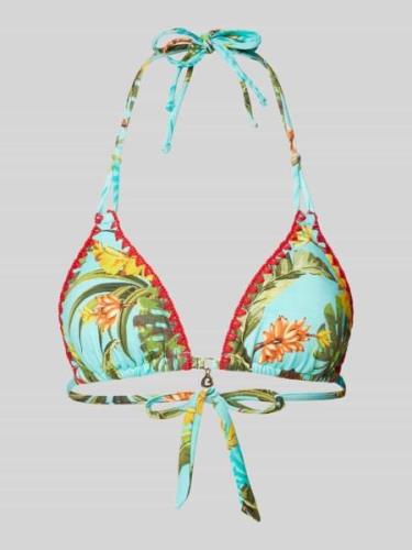 Banana Moon Bikini-Oberteil mit floralem Muster Modell 'BANANAS' in Tu...