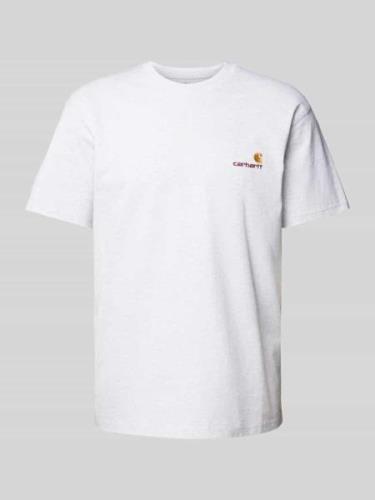 Carhartt Work In Progress T-Shirt mit Label-Stitching Modell 'American...