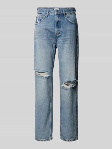 Only Relaxed Fit Jeans im Destroyed-Look Modell 'ROBYN' in Jeansblau, ...