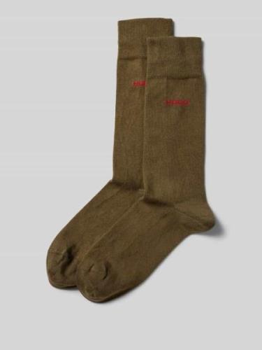 HUGO Socken im 2er-Pack in Oliv, Größe 39/42
