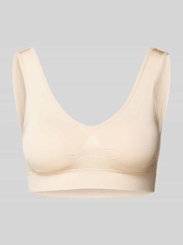 MAGIC Bodyfashion Bustier mit elastischem Bund in Beige, Größe L