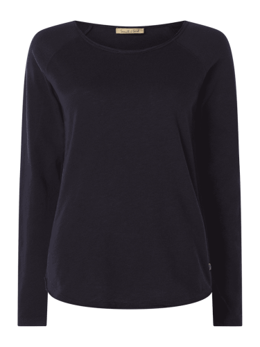 Smith and Soul Longsleeve aus Baumwolle in Marine, Größe M