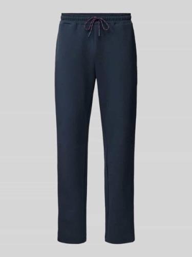 Joy Regular Fit Sweatpants mit Tunnelzug in Marine, Größe 48