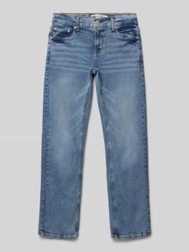 Levi’s® Kids Straight Fit Jeans im 5-Pocket-Design in Blau, Größe 152