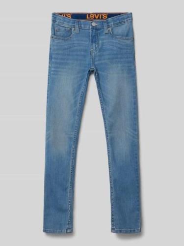 Levi’s® Kids Skinny Fit Jeans im 5-Pocket-Design in Blau, Größe 152