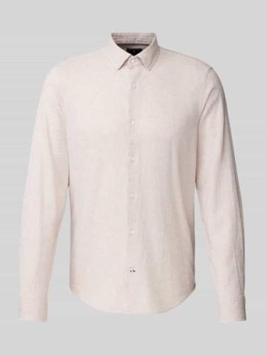 JOOP! Slim Fit Business-Hemd in unifarbenem Design in Gruen, Größe 39